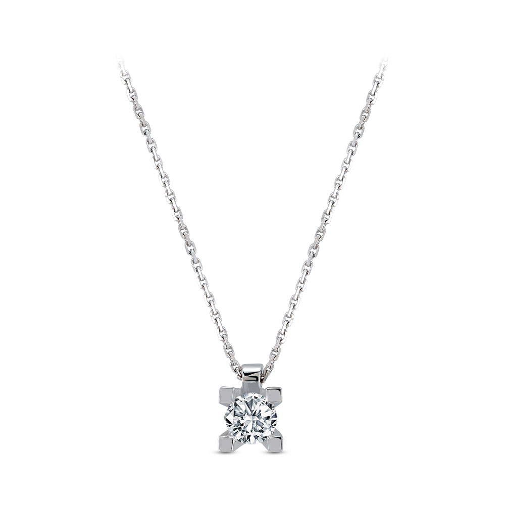 Solitaire Diamond Necklace