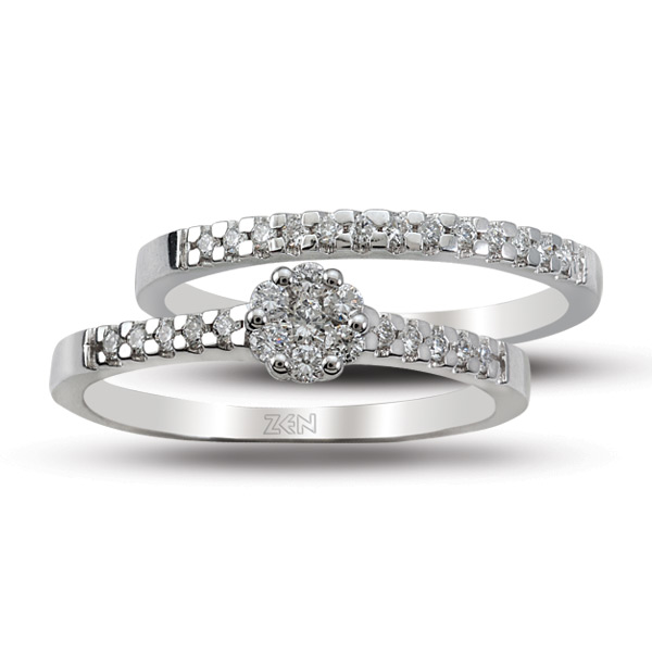 Twins Dual Reina Diamond Ring