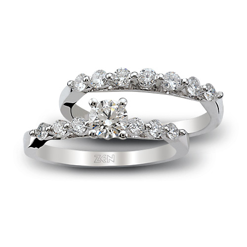 Twins Dual Solitaire Diamond Ring