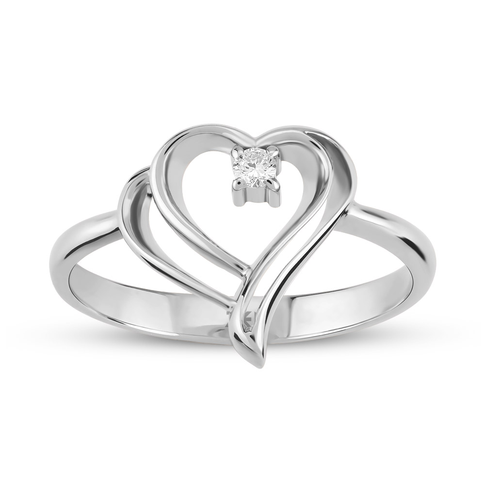 Heart Diamond Ring