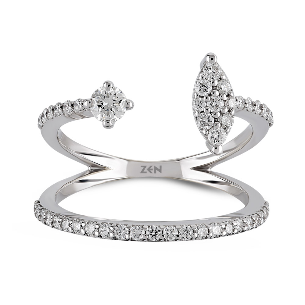 Пръстен с Диаманти   