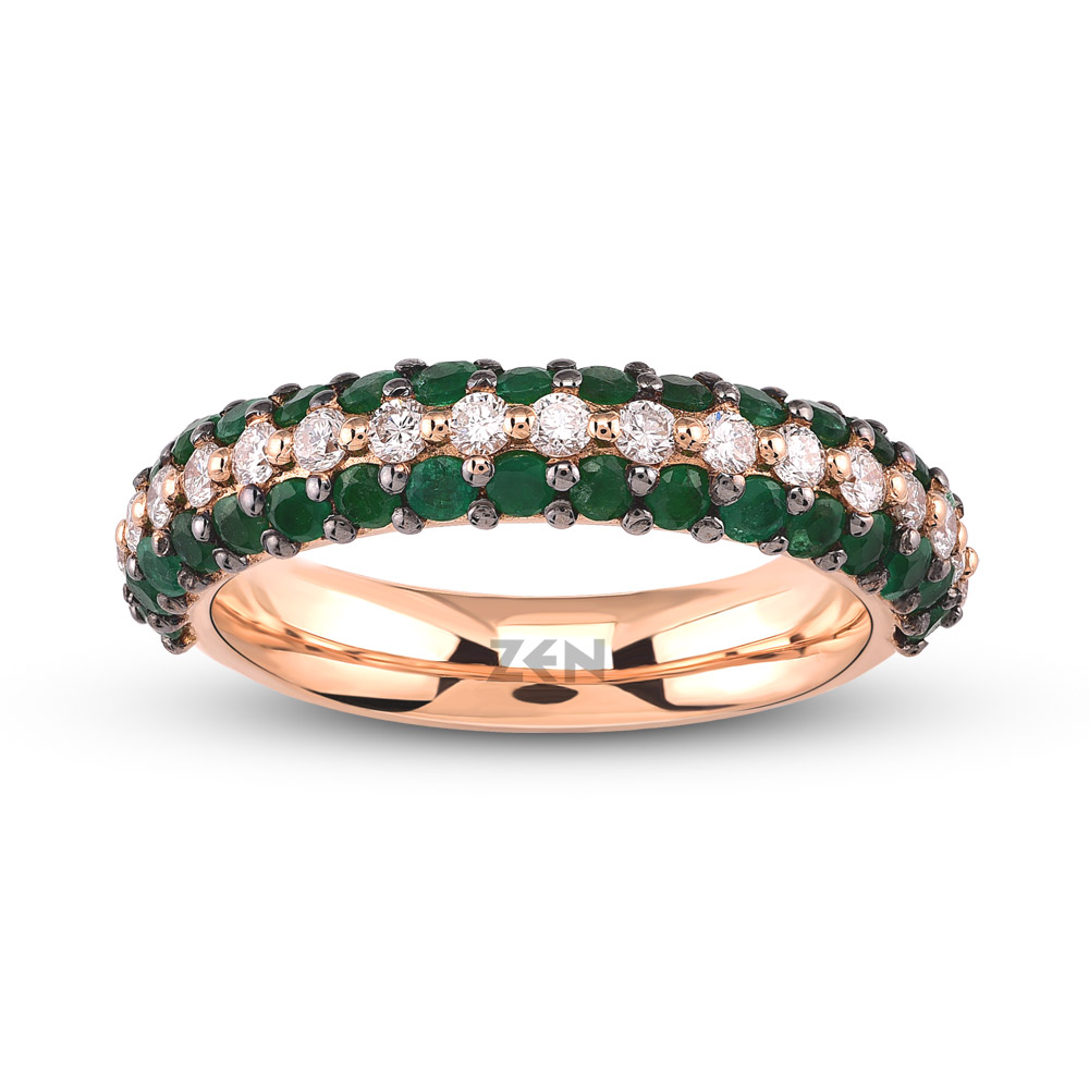 Emerald Diamond Ring