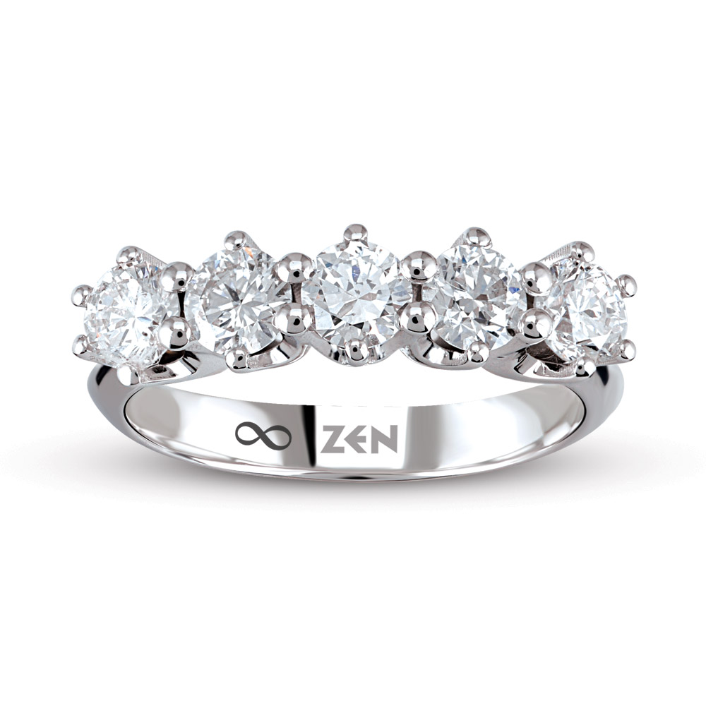 Five Stone Diamond Ring