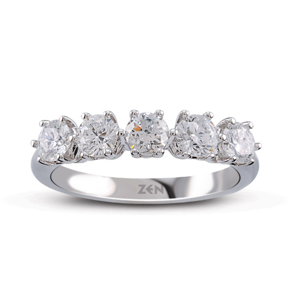 Five Stone Diamond Ring