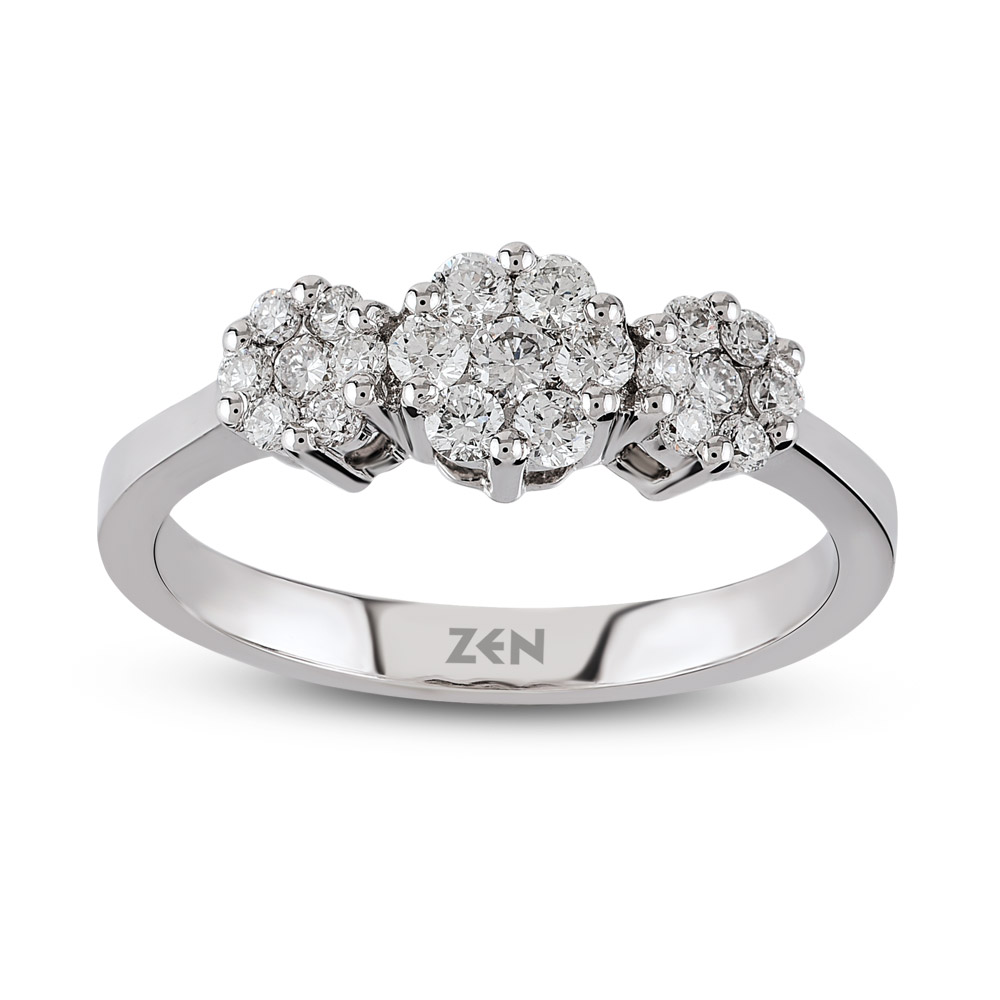 Reina Tria Diamond Ring