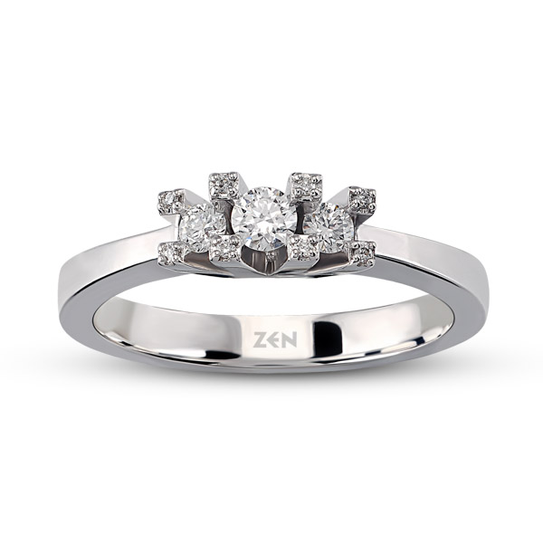 Tria Diamond Ring