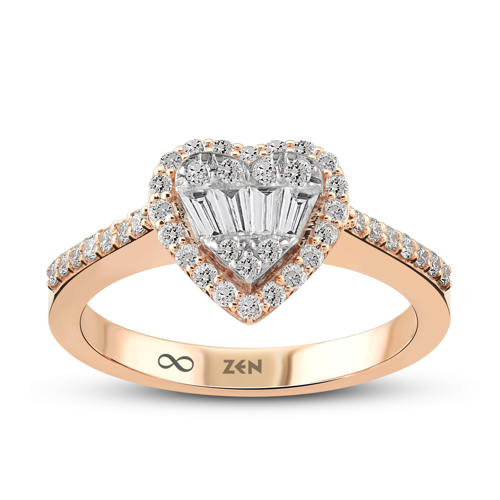 Heart Diamond Ring