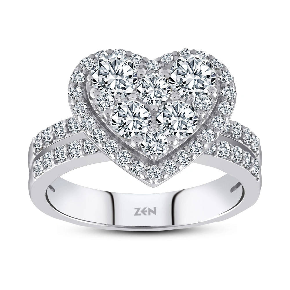 Heart Diamond Ring