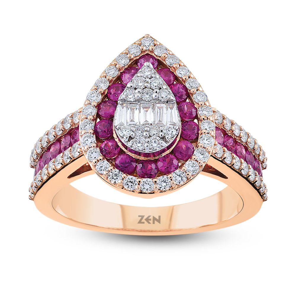 Diamond Ruby Ring