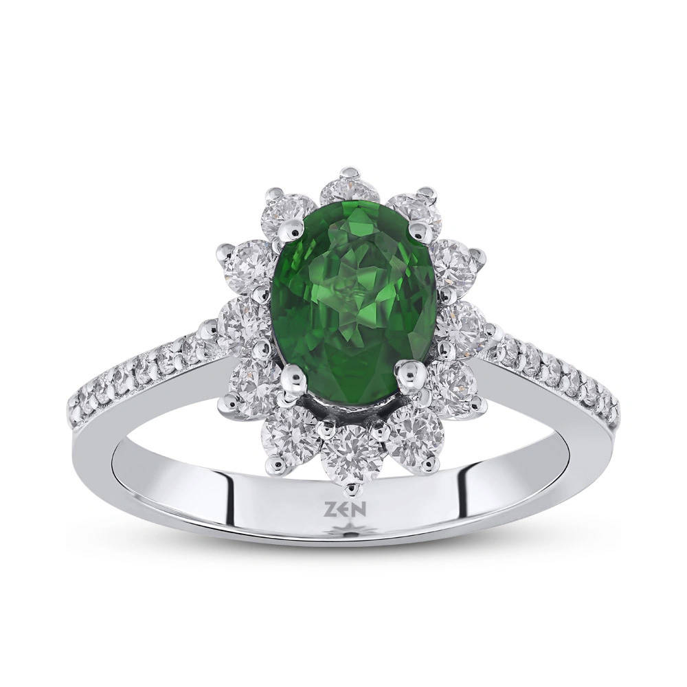 Emerald Diamond Ring