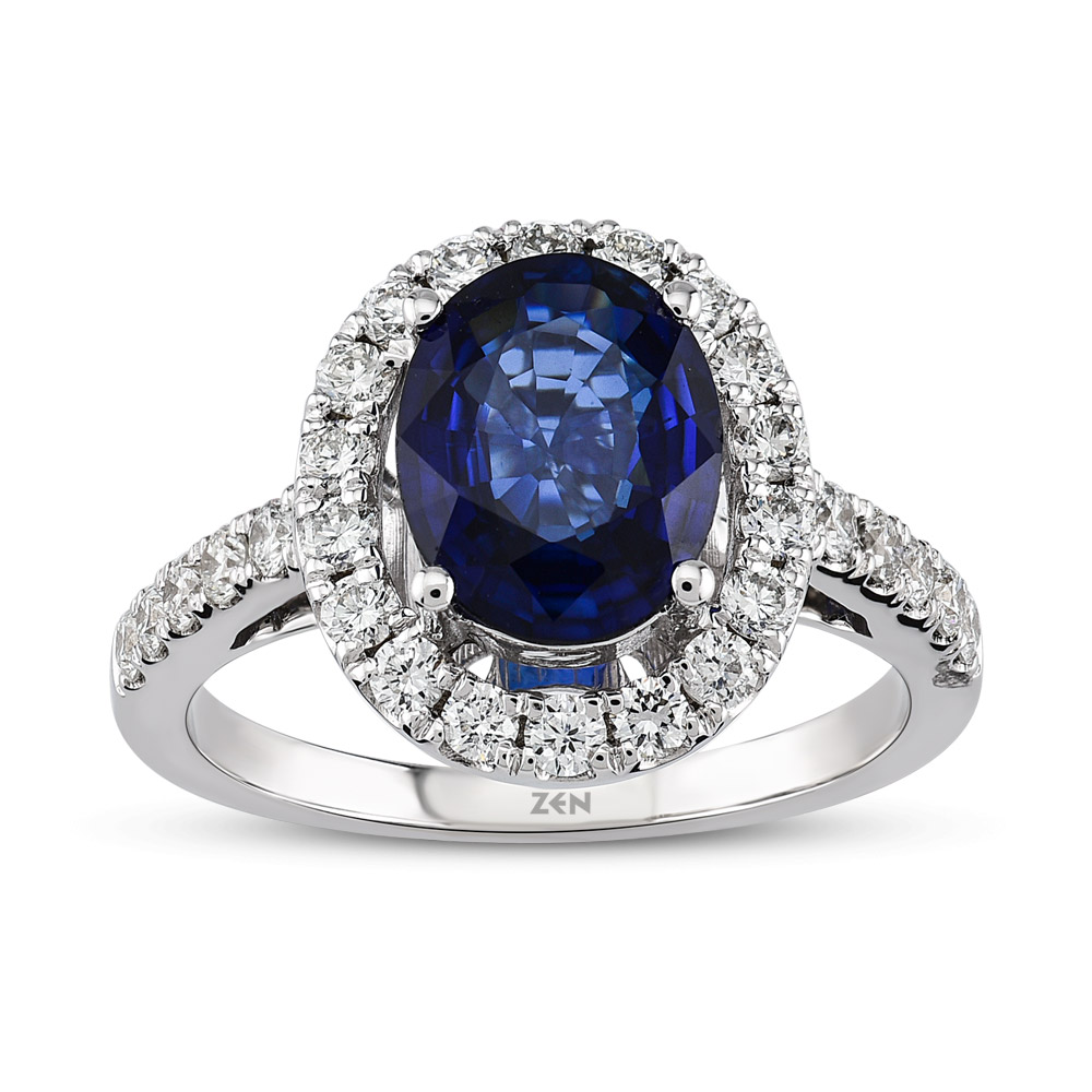 Sapphire Diamond Ring