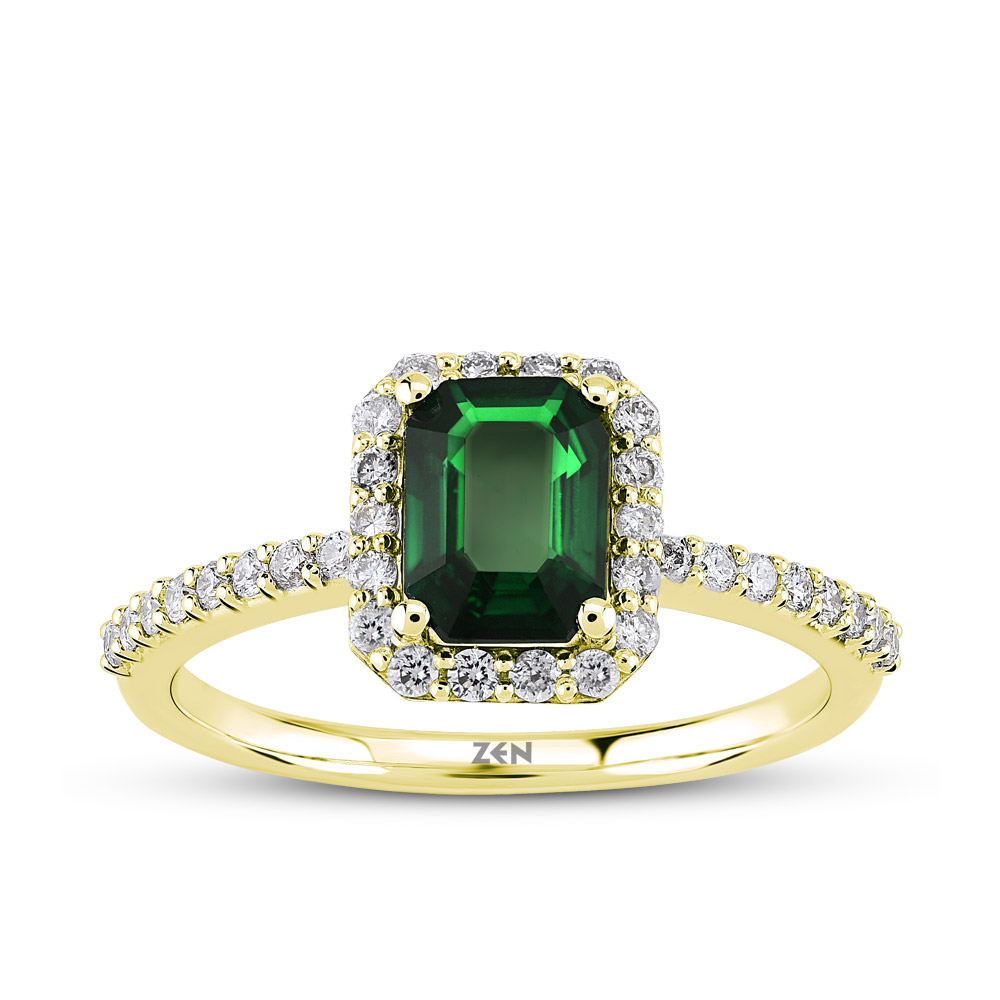 Emerald Diamond Ring