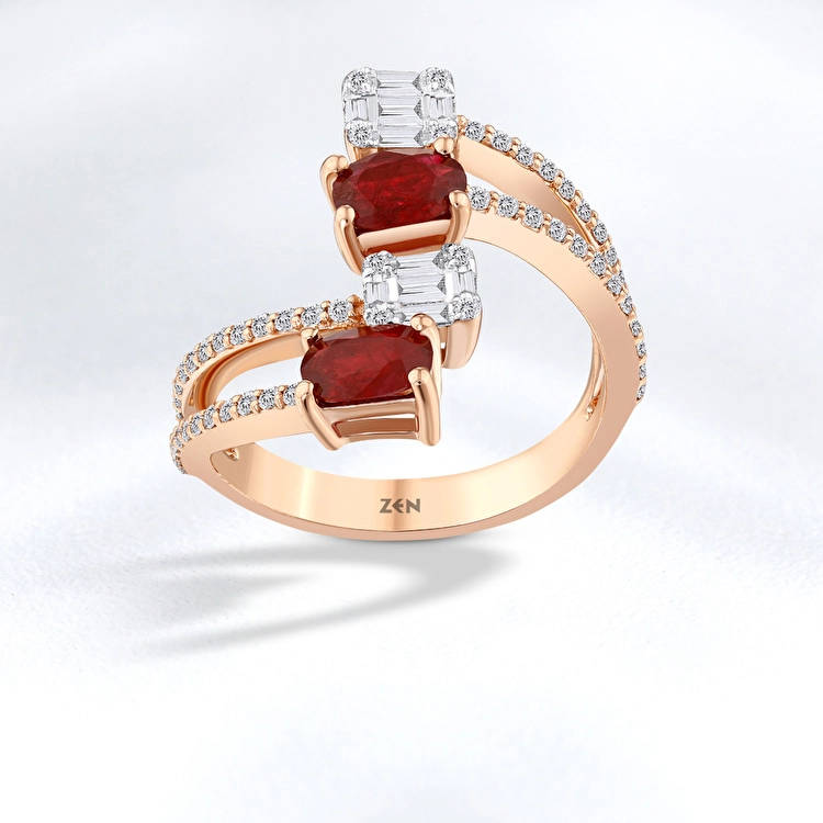 Ruby Diamond Ring