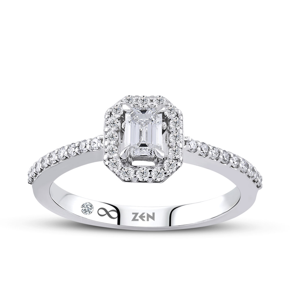 Solitaire Baguette Diamond Ring