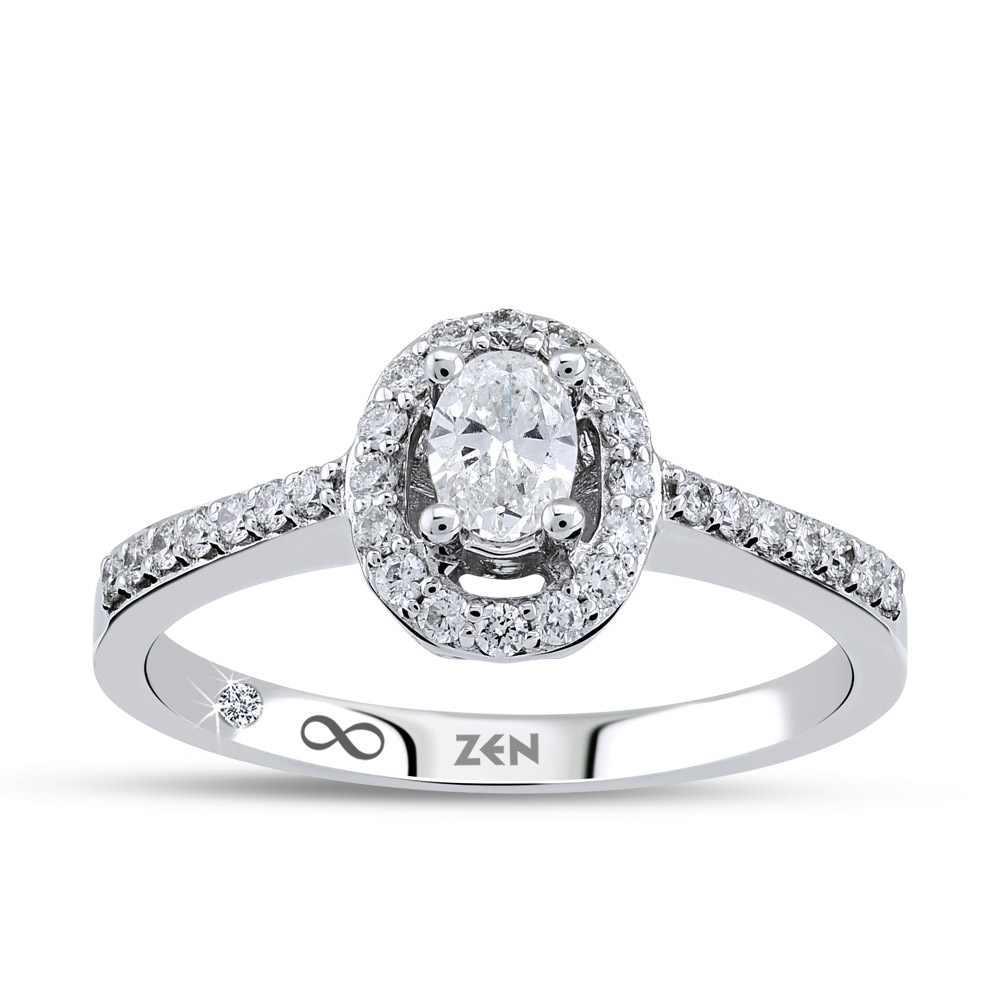 Oval Solitaire Engagement Ring