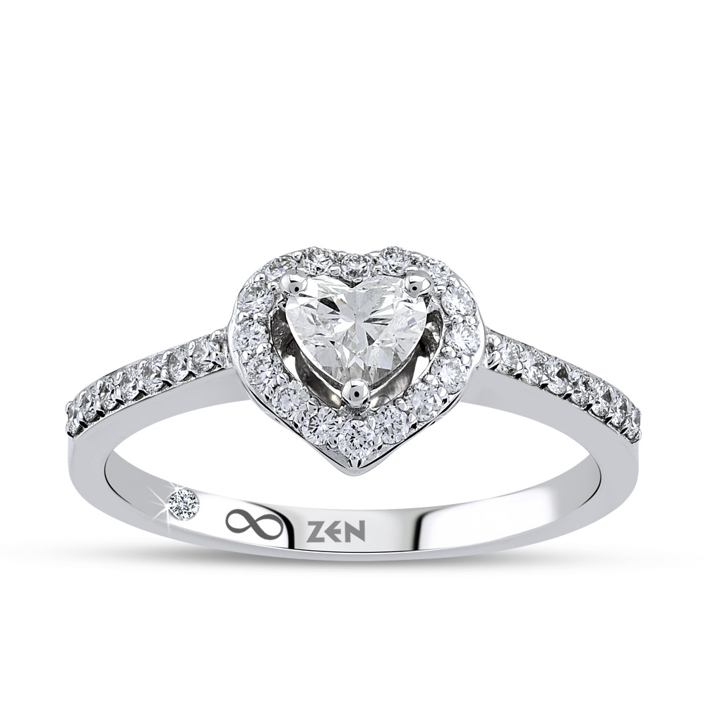 Heart Diamond Ring