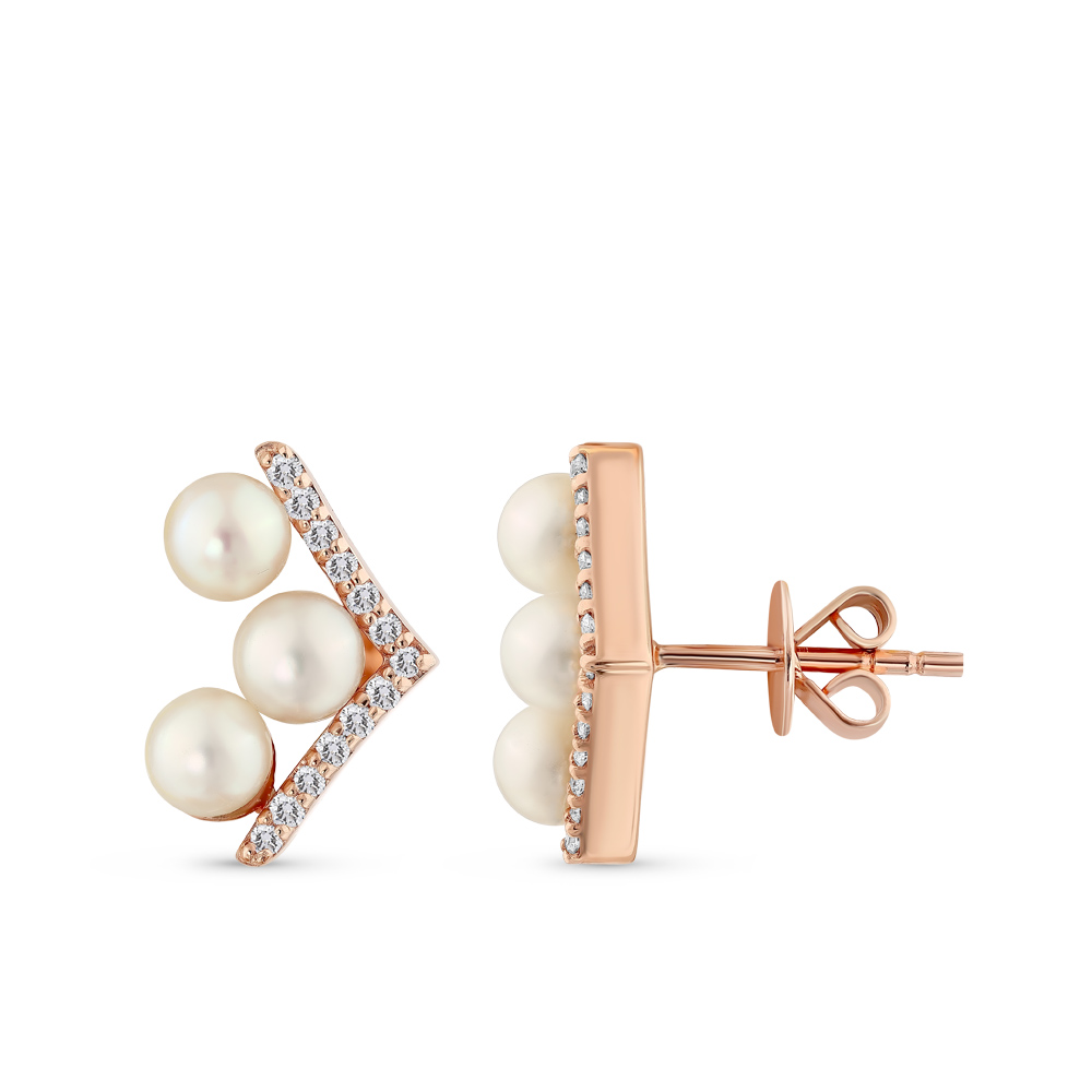 Pearl Stud Earrings