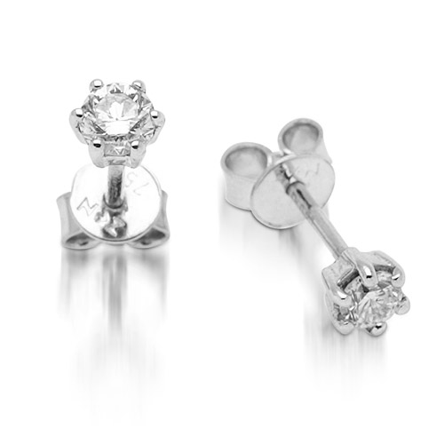 Solitaire Diamond Earstud