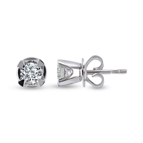 Solitaire Diamond Earstud