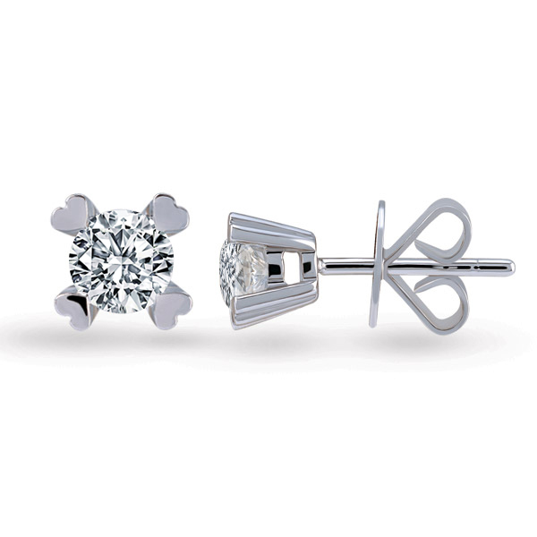 Solitaire Diamond Earstud