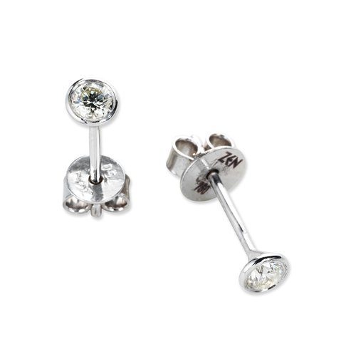 Solitaire Diamond Earstud