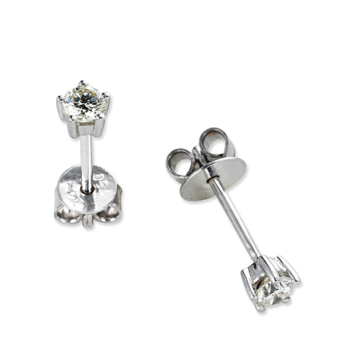 Solitaire Diamond Earstud