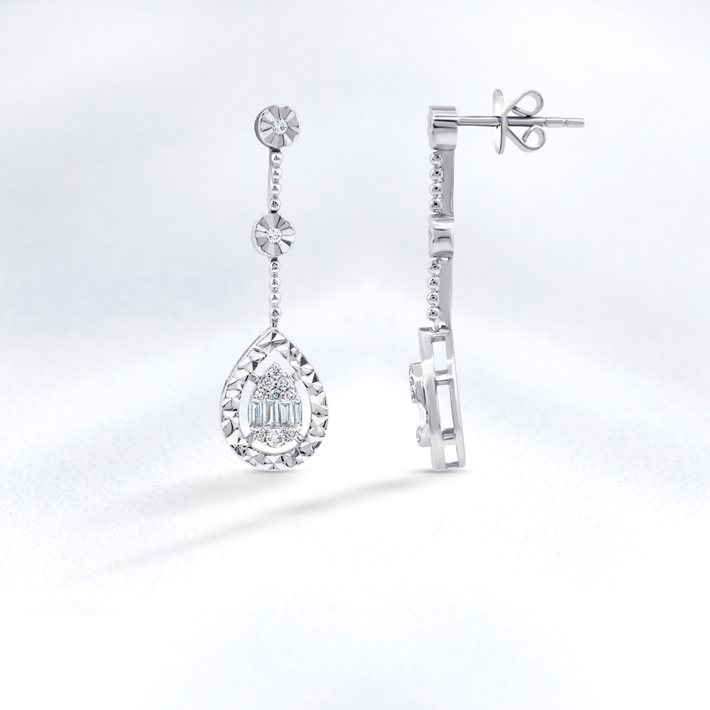 Baguette Diamond Earring