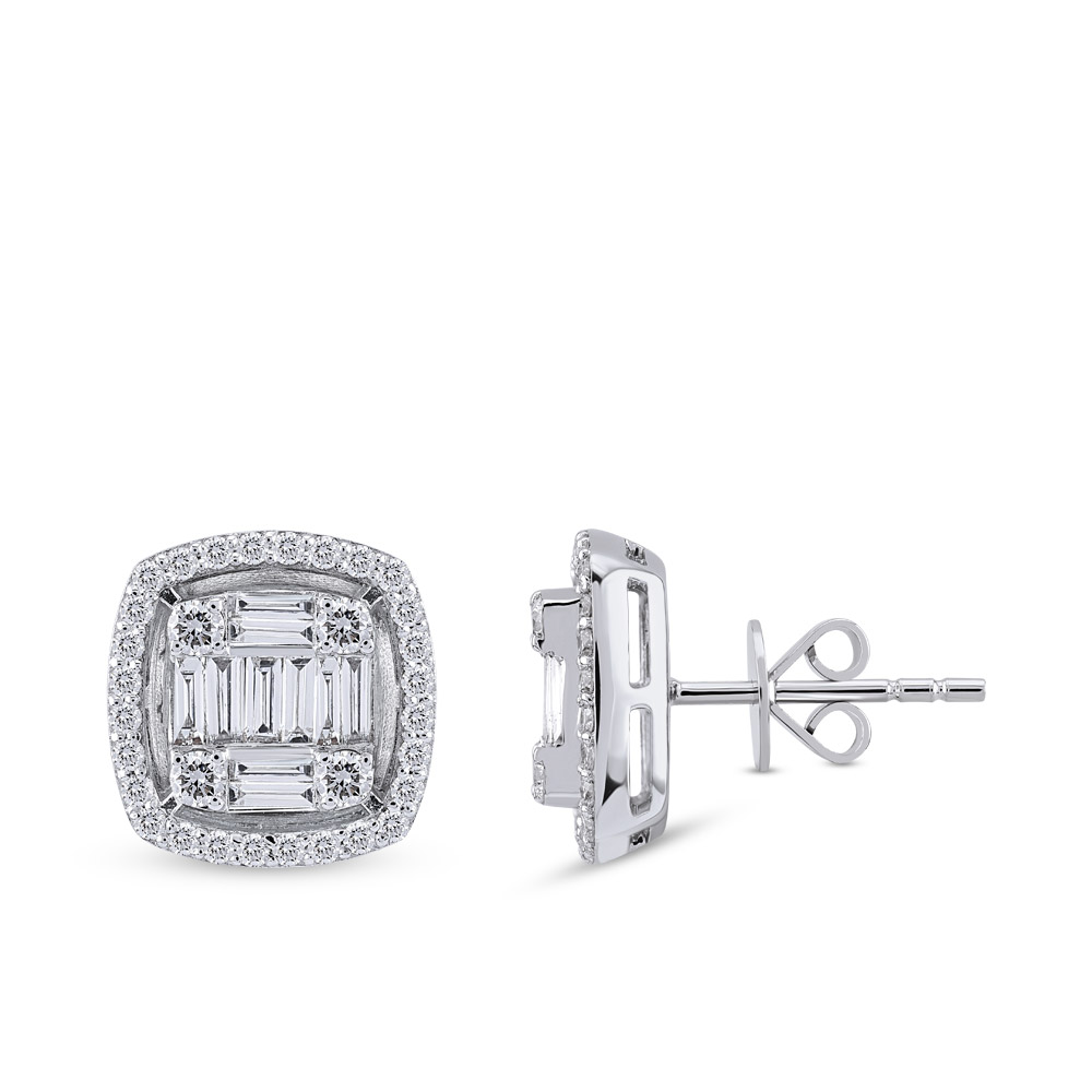 Baguette Diamond Earring