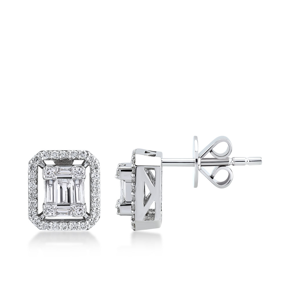 Baguette Diamond Earring