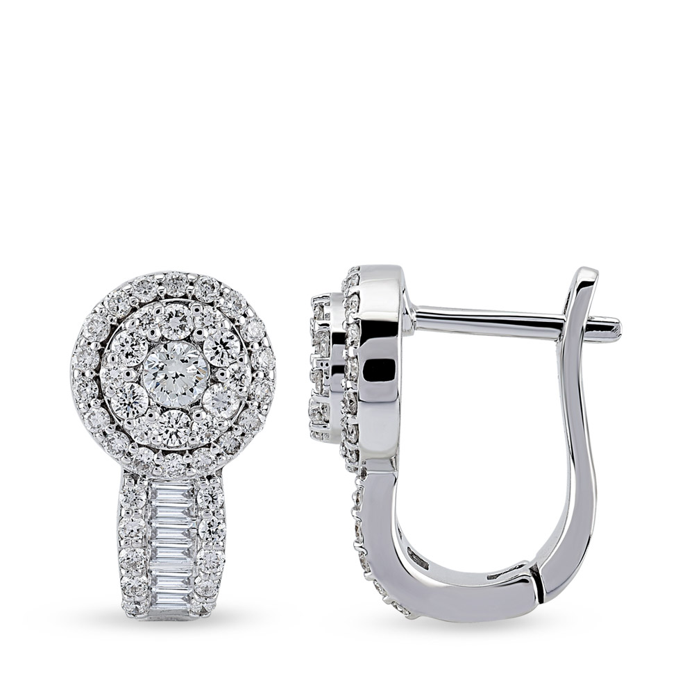 Baguette Diamond Earring