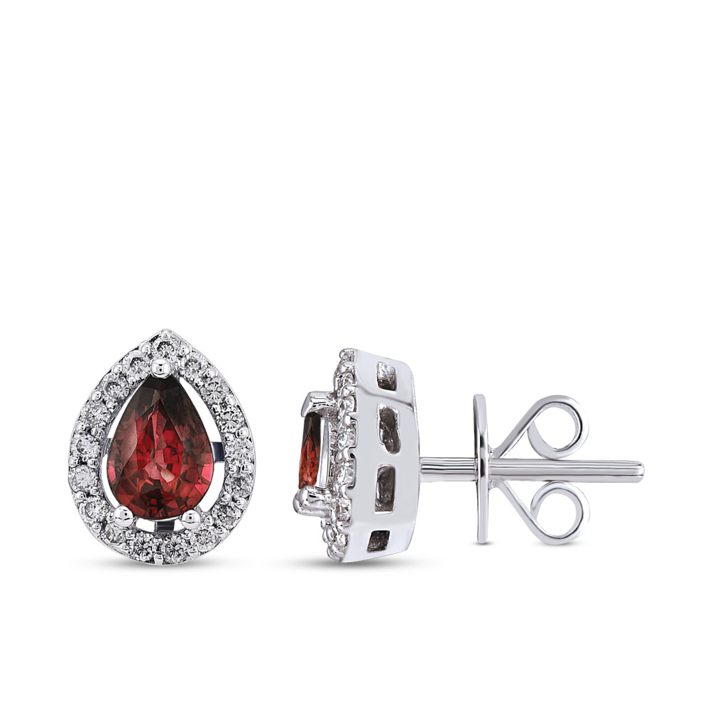 Ruby Diamond Earstud