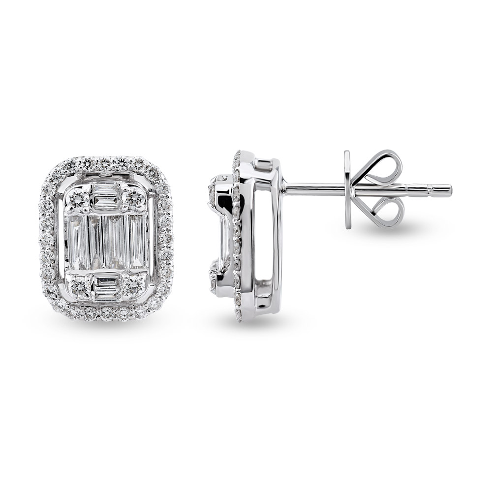 Baguette Diamond Earstud