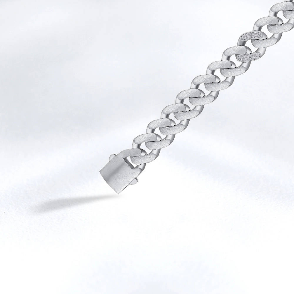 Silver Diamond Bracelet